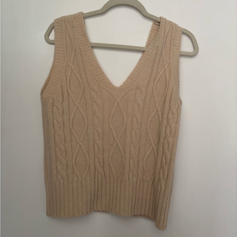 Tan Sweater Vest